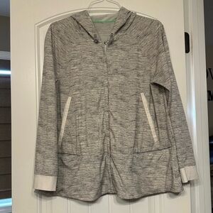 Women's Gray Hooded Jacket